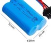 Helios - Battery li Ion 500mah, 7.4v SM Plug - Replacement Battery (Standard Run Time) (8779189059821)