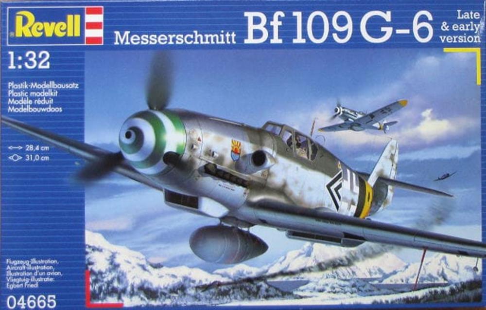 Revell 04665 1/32 MESSERSCHMITT BF109 G-6 (8294591234285)