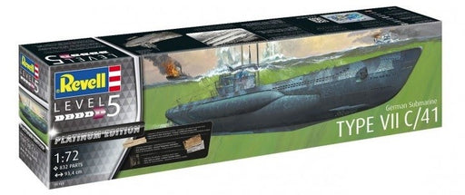 Revell 05163 1/72 GERMAN SUB TYPE VII C (8278172958957)