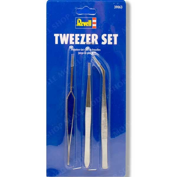 Revell 39063 Set of 3 Tweezers - Hobby City NZ (8225540014317)