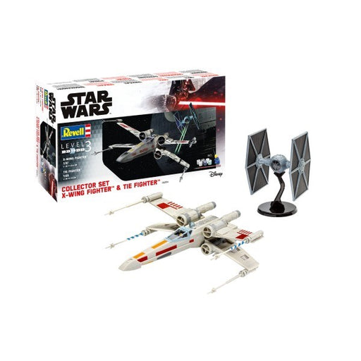 Revell 06054 1/57+1/65 Star Wars: X-wing Fighter and TIE Fighter - Collector Set - Hobby City NZ