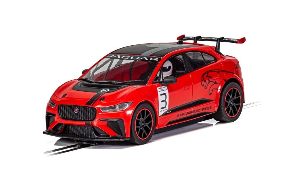 xScalextric C4042 DPR Jaguar I-Pace Red - Hobby City NZ (8324645585133)