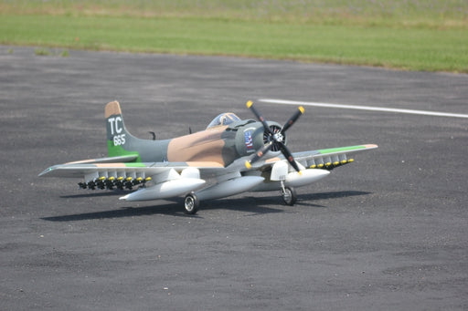 Seagull Models SEA348camo 86 SKYRAIDER A-1 35-60cc Camo Matte Finish without Retracts (8806088540397)