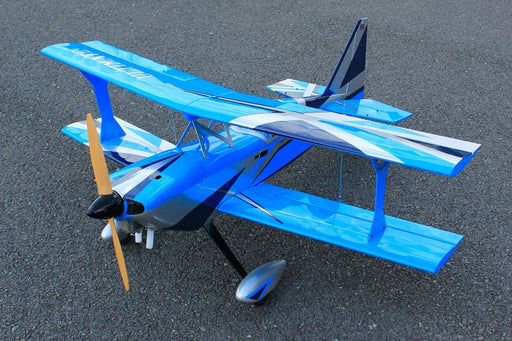 Seagull Models SEA389 Ultimate Biplane 54.3ARF 20cc New - Sept 2023 Blue/Silver/Black (8806090113261)