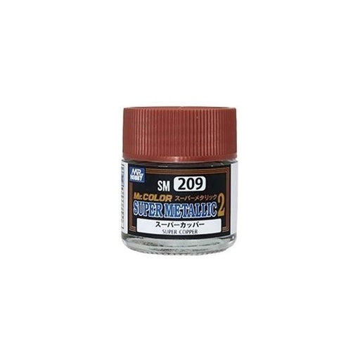 Gunze SM209 Mr. Color Super Metallic 2 Super Copper 10ml (7460883759341)