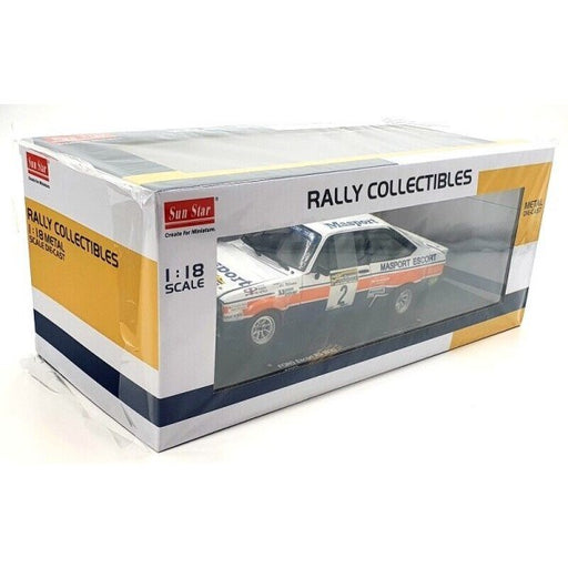 Sun Star 4852 1/18 Ford Escort RS1800 - #2 V. Ari/J. Scott South Pacific Rally - NZ 1977 (7825600545005)