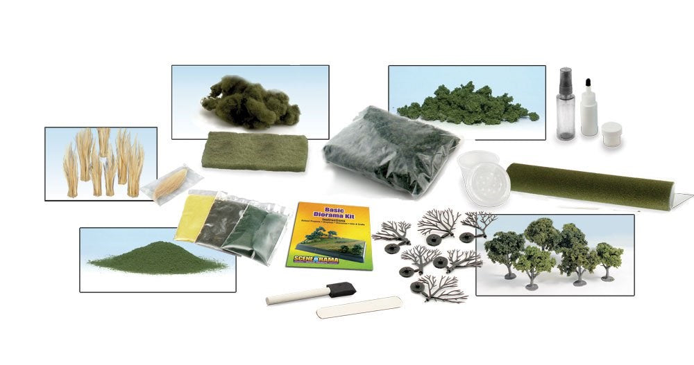 Woodland Scenics SP4110 Scene-A-Rama: Basic Diorama Kit (8807566573805)