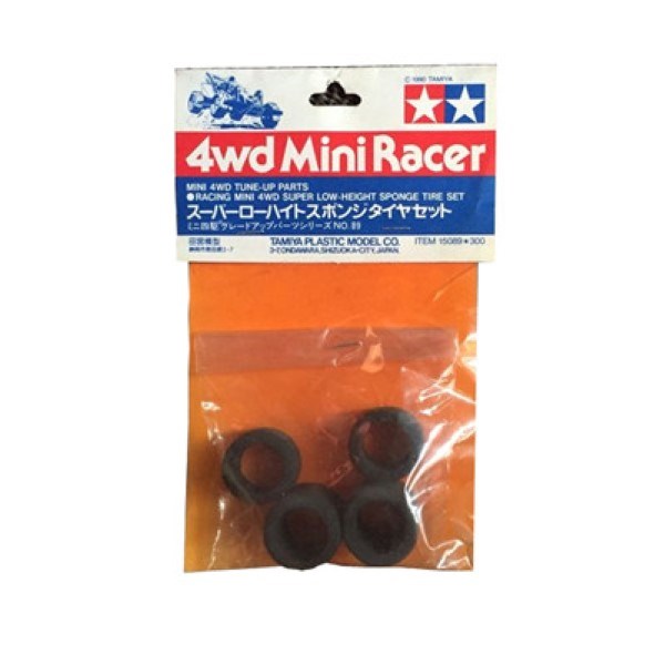 Tamiya 15089 MINI 4WD SUPER LOW SPONGETYRE (769288273969)