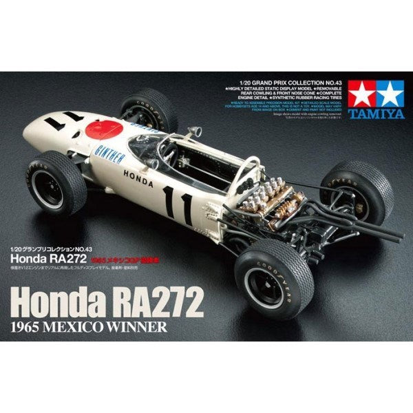 Tamiya 20043 1/20 Honda F1 RA272 - 1965 Mexico GP Winner - Hobby City NZ (8278337716461)