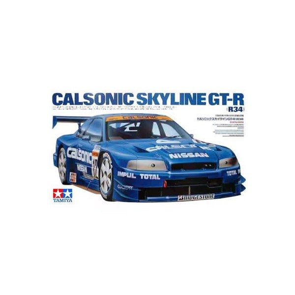 Tamiya 24219 Nissan Calsonic Skyline GT-R (R34) - 1999 JGTC Championship - Hobby City NZ