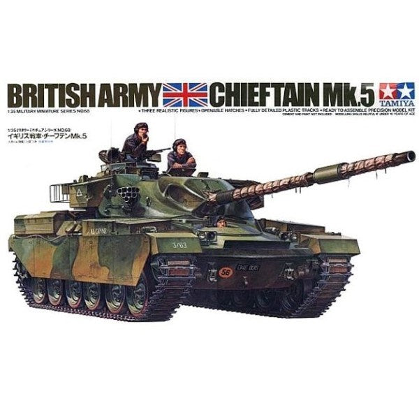 Tamiya 35068 1/35 British Army Chieftain Tank Mk.5 (8649068151021)