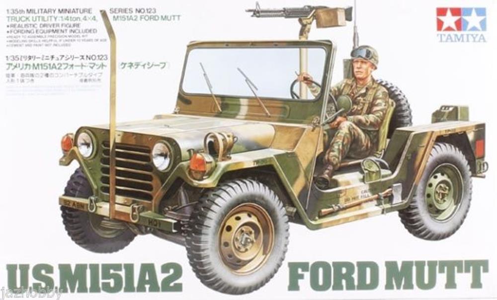 Tamiya 35123 1/35 US M151A2 Ford Mutt (8324634247405)