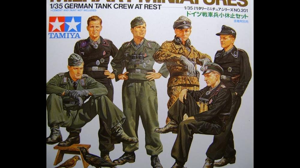 Tamiya 35201 1/35 German Tank Crew at Rest - Hobby City NZ