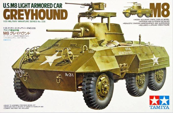 Tamiya 35228 1/35 U.S. M8 'Greyhound' - Hobby City NZ (8324825612525)