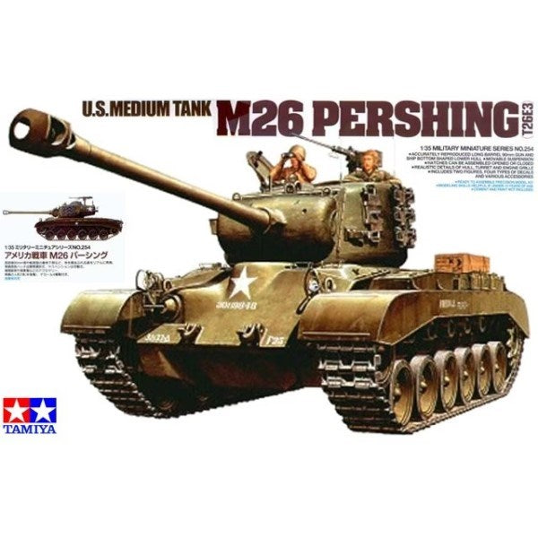 Tamiya 35254 1/35 U.S. Medium Tank M26 Pershing (T26E3) - Hobby City NZ (8278368846061)