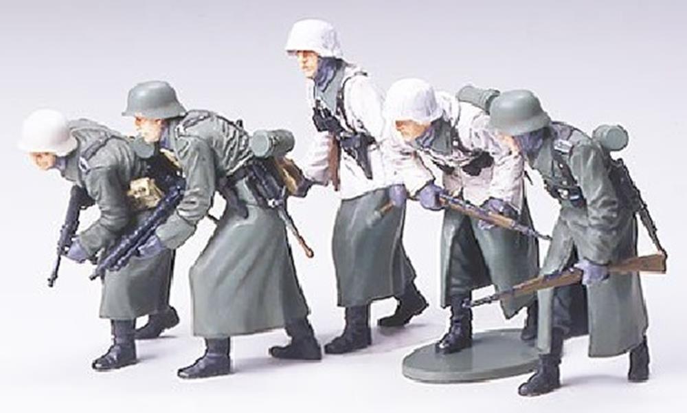 Tamiya 35256 1/35 German Assault Infantry (Winter) (8278140059885)