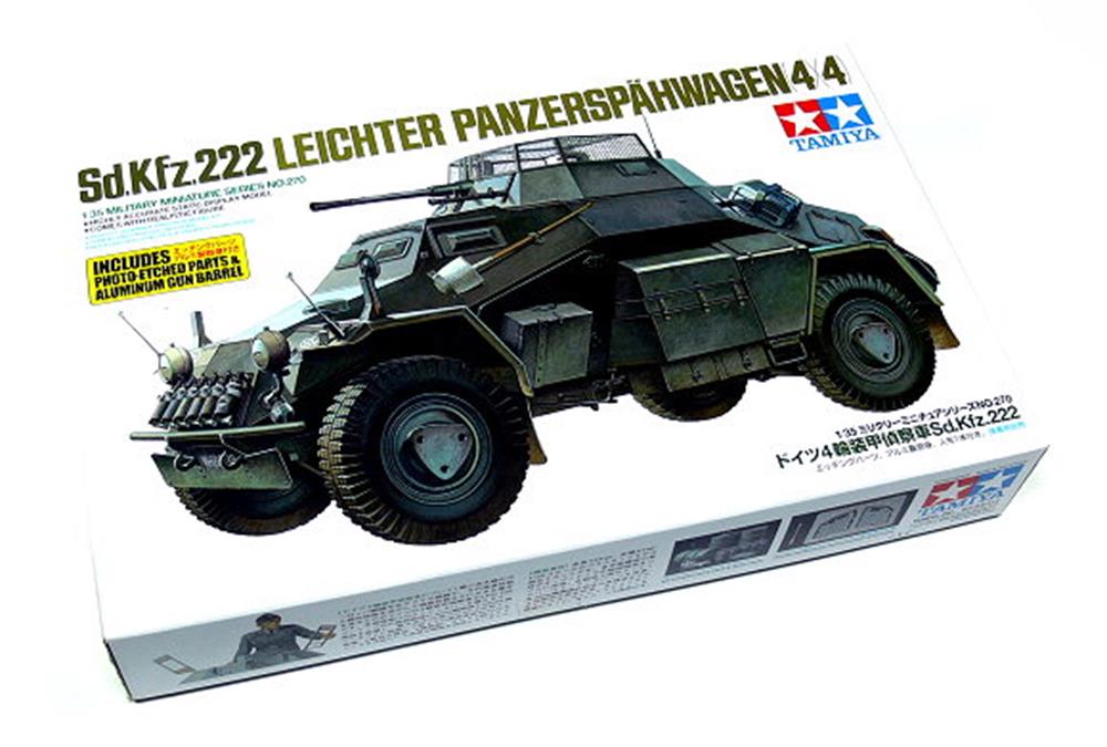 Tamiya 35270 1/35 Sd.Kfz.222 w/Photo Etched Part (8126900633837)