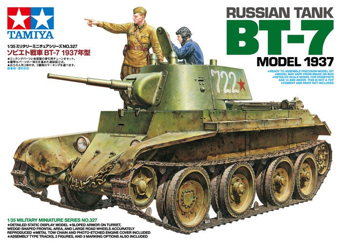 Tamiya 35327 1/35 Russian BT-7 Model 1937 (8649072640237)