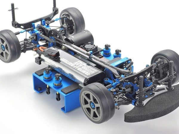 Tamiya 42371 TRF RC Car Maintenance Stand - Blue (8278289383661)