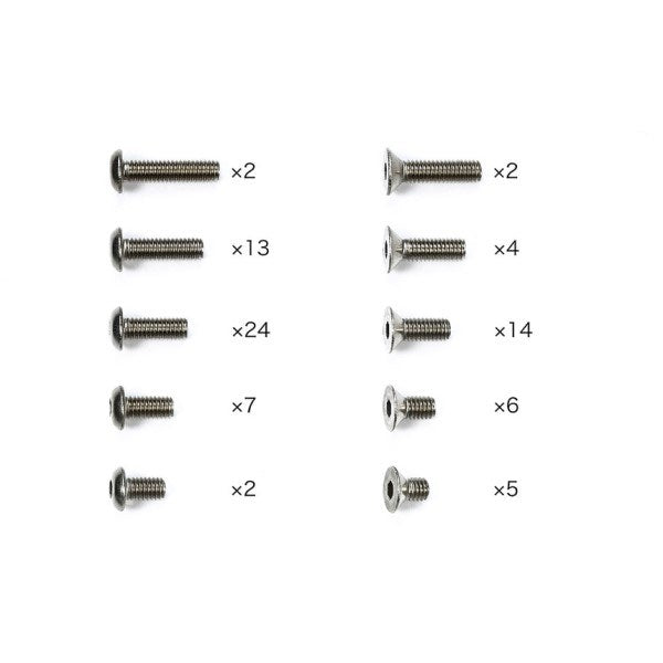 Tamiya 47464 TD4 Titanium Screw Set - Hobby City NZ (7577760923885)