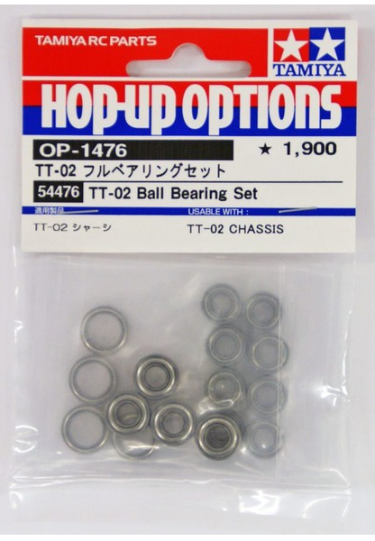 Tamiya 54476 TT-02 Ball Bearing Set (Complete) - Hobby City NZ (8278071378157)