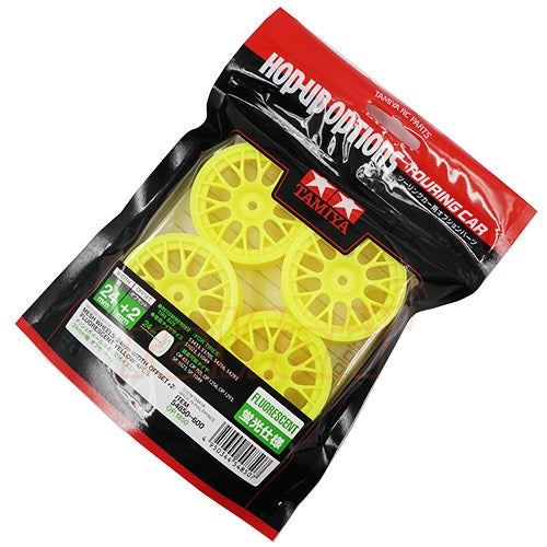 Tamiya 54850 24mm Mesh Wheels +2 FlYel *4 (7637911666925)