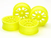 Tamiya 54850 24mm Mesh Wheels +2 FlYel *4 - Hobby City NZ (7637911666925)