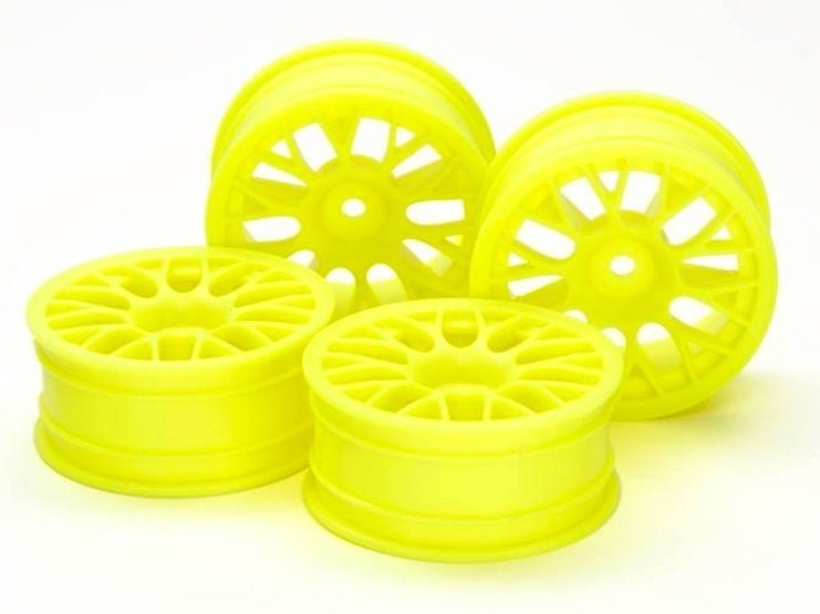 Tamiya 54850 24mm Mesh Wheels +2 FlYel *4 - Hobby City NZ (7637911666925)