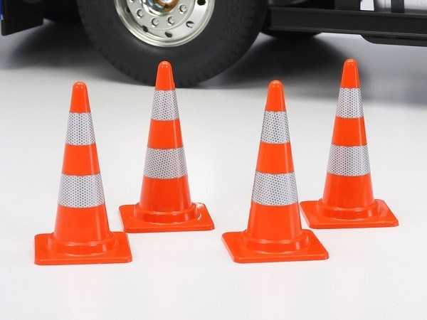 Tamiya 56558 1/14 RC Accessory Set: Road Cones and Tools (8327575470317)