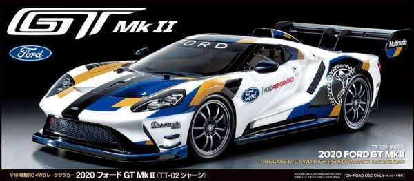 Tamiya 58689 RC Kit: 1/10 4WD 2020 Ford GT Mk II (TT-02) - Hobby City NZ (7546267238637)