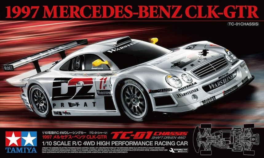 Tamiya 58731 1997 CLK-GTR (TC-01) (8324825022701)