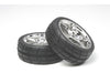 Tamiya 53955 5 SPOKE WHEEL WITH TYRE(2) 24mm (8225541783789)