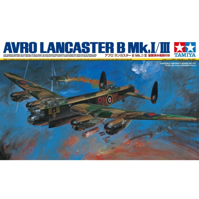 Tamiya 61112 1/48 Avro Lancaster B Mk.I/III