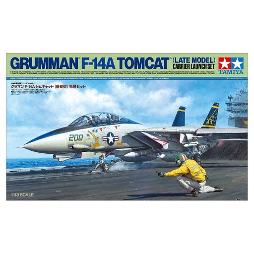 Tamiya 61122 1/48 Grumman F-14A Tomcat (Late Model) - Carrier Launch Set (8324802511085)