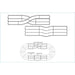 Tamiya 69579 Mini 4WD Japan Cup JR Circuit Lane Change and Extension Set (White) - Hobby City NZ (8278331883757)