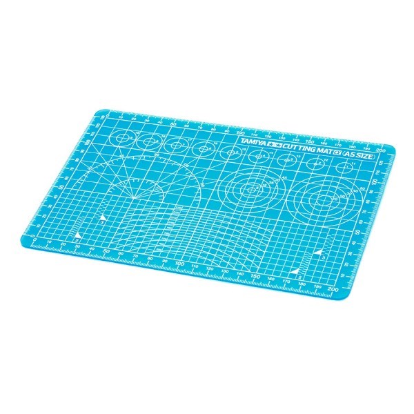 Tamiya 74142 Cutting Mat Alpha (A5 Size/Blue) - Hobby City NZ (7882224271597)