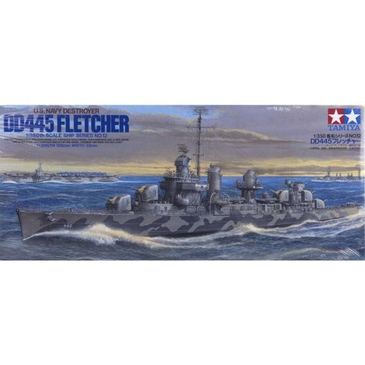 Tamiya 78012 1/350 DD-445 Fletcher - U.S. Navy Destroyer - Hobby City NZ (8324813652205)