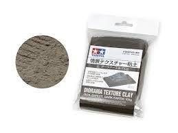 Tamiya 87222 TEXTURE CLAY SOIL DARK EARTH 150g (8346775355629)