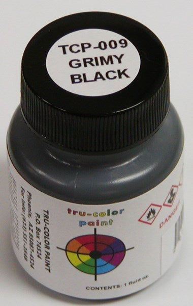 Tru-Color Paint 009 Grimy Black 1oz (6630979993649)