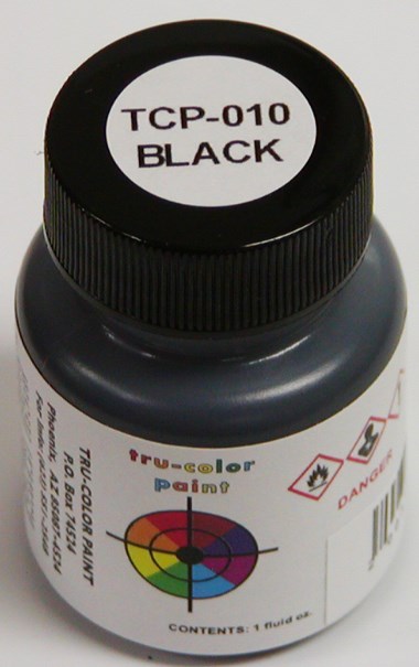 Tru-Color Paint 010 Black 1oz (6630980026417)