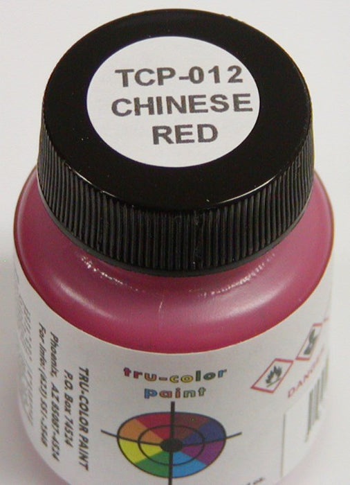 Tru-Color Paint 012 Chinese Red 1oz