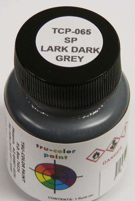 Tru-Color Paint 065 Southern Pacific Lark Dark Gray 1oz (6630982254641)