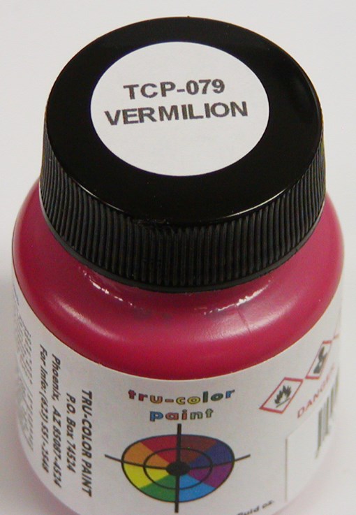 Tru-Color Paint 079 Vermillion 1oz (6630982942769)