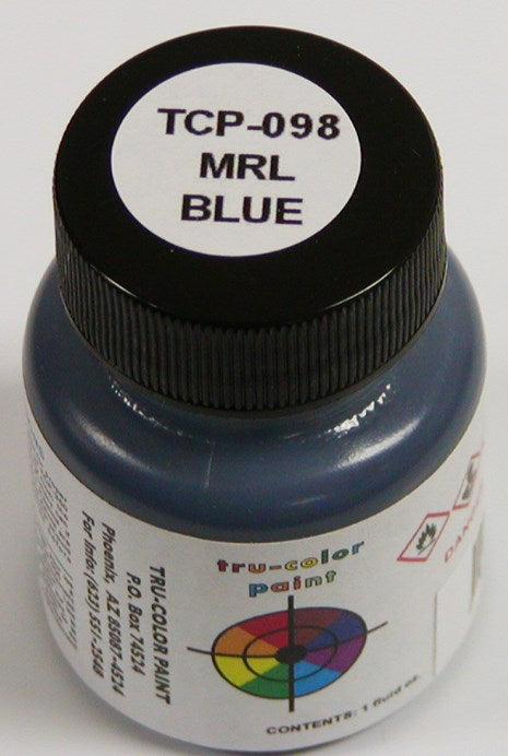 Tru-Color Paint 098 Montana Rail Link Blue 1oz (6630983696433)