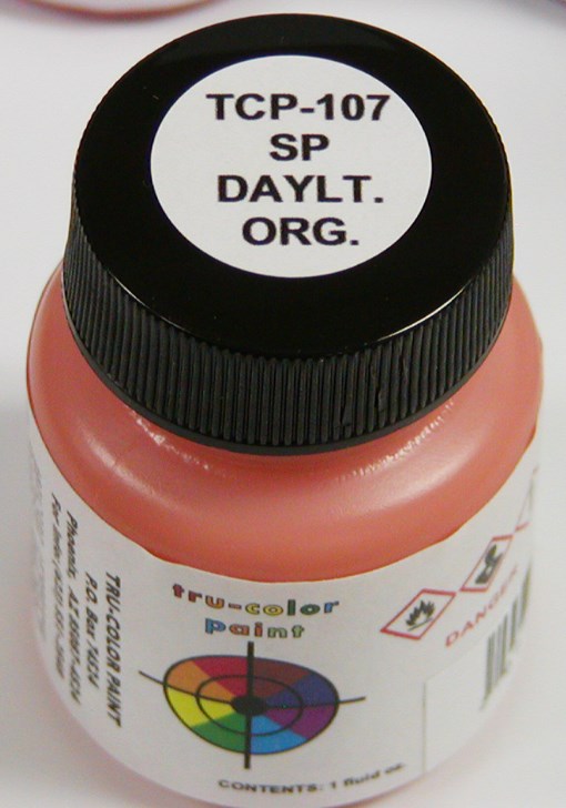 Tru-Color Paint 107 Southern Pacific Daylight Orange 1oz (6630983991345)