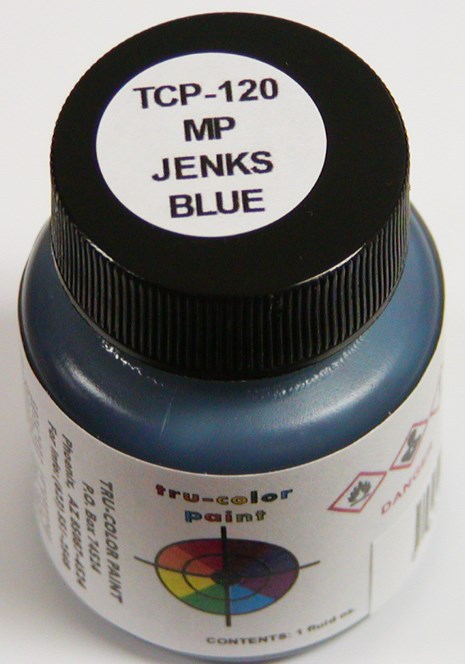 Tru-Color Paint 120 Missouri Pacific Jenks Blue 1oz