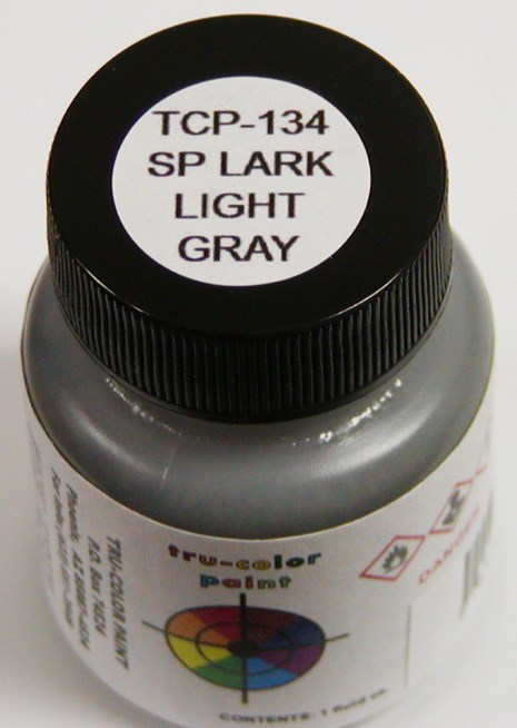 Tru-Color Paint 134 Southern Pacific Lark Light Gray 1oz (6630985203761)