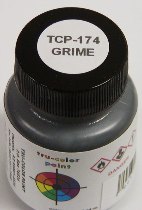 Tru-Color Paint 174 Grime (Flat) 1oz (6630987104305)