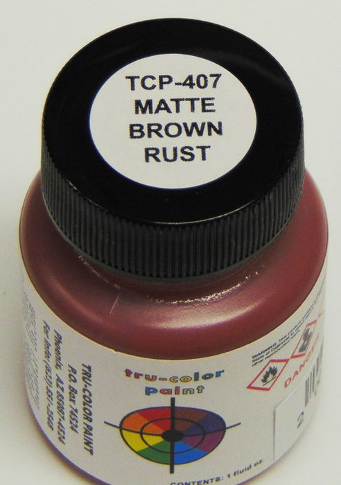 Tru-Color Paint 407 MATTE BROWN RUST