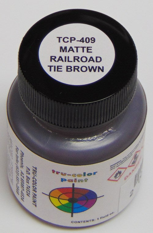 Tru-Color Paint 409 MATTE RAILROAD TIE BROWN (6631009943601)